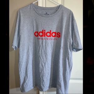 Adidas gray t-shirt